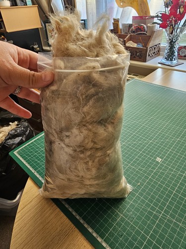 Alpaca fleece raw - fleece,