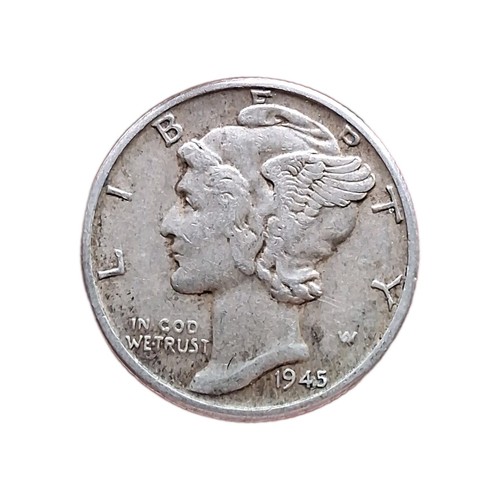 1945 usa 900 silver mercury - usa,
