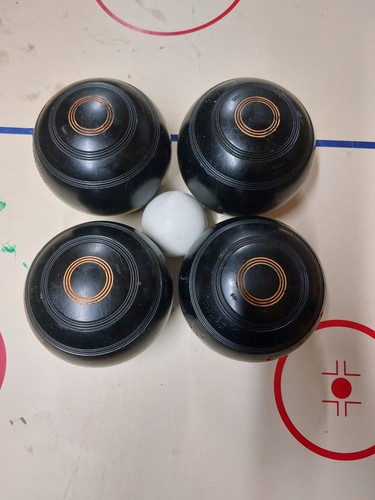 Set black lawn bowls size - set,