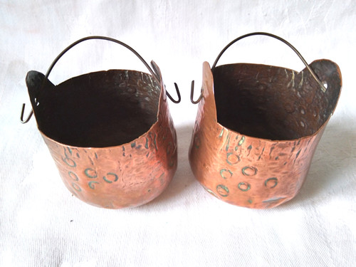 Pair antique hammered - antique,,