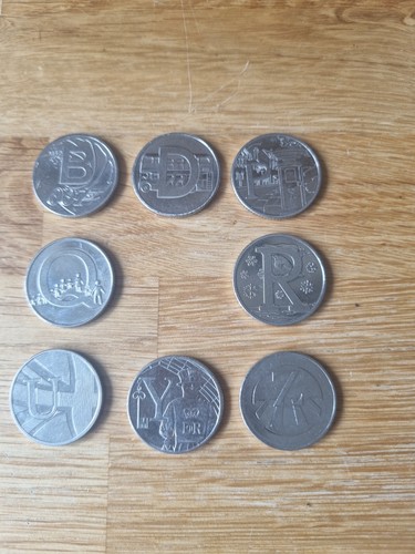 Alphabet 10p 2018 - x, coin