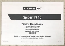 Line 6 ￼Spider 4 IV Pilots Handbook Instruction Manual