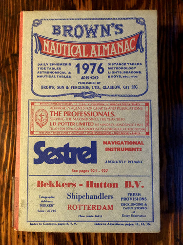Brown nautical almanac - brown's,