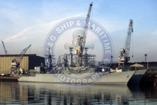 Royal Navy Type 22 frigate HMS BRAVE (F94) Under Construction -6x4 (10x15) Photo