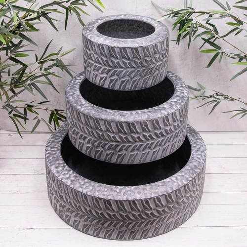 Metal garden planters zinc - planters,