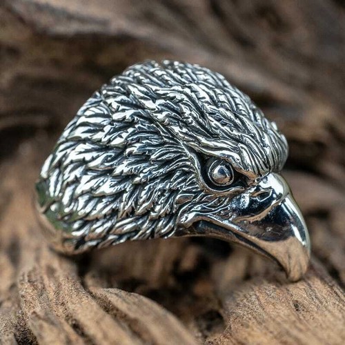 Golden eagle ring 925 - eagle,