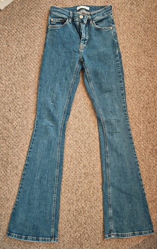 Women asos blue flared jeans - blue,