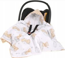Baby Car Seat Hooded Blanket