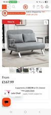 Sofabed 2-Seater Sofa Bed