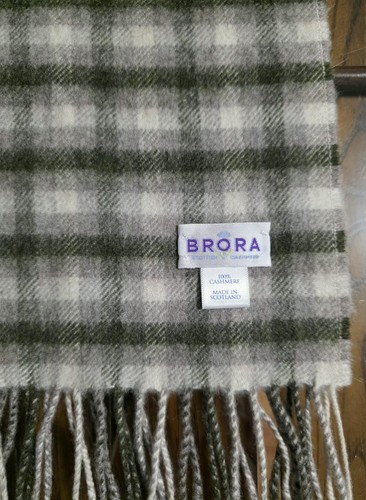 Brora 100 cashmere scarf - brora, made