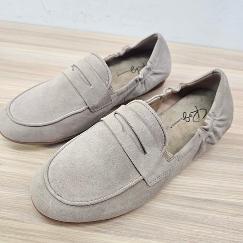 Suede loafers women wide - loafers, 9.5