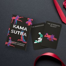 Kama Sutra Cards 100 Sexual Postitions Adult Card Game Trivia Cards Play Hard