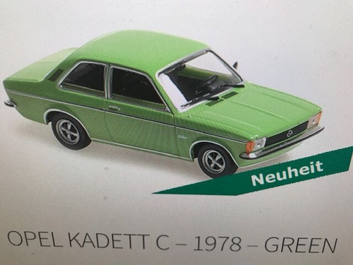 Minichamps opel kadett 1978 - kadett, c