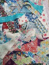 Small Mixed Fabric Scraps for Junk Journal,  Slow Stitching etc. Mostly Liberty 