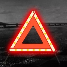 Large warning car triangle - warning,