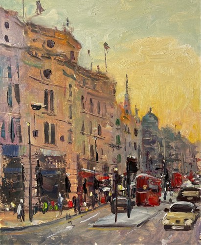 Regent street london oil - regent,