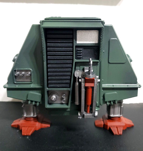 Silent running drone robot - running,