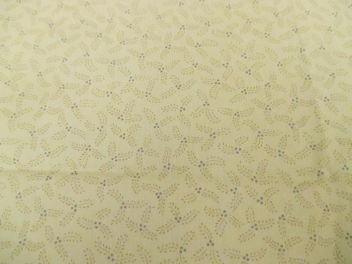 Cotton fabric ditsy leaf - cotton,