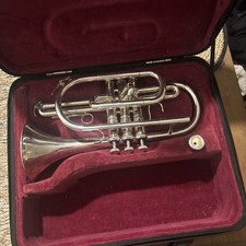 Besson London 1000 Cornet In Silver with Hard Case