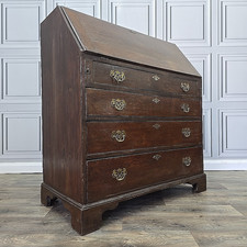 Antique georgian bureau - antique,