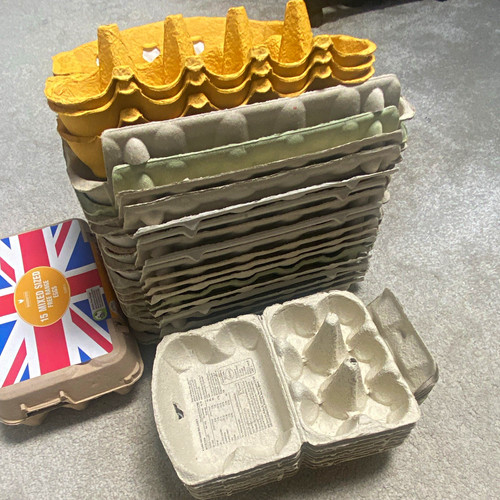 Mixed empty egg - , cartons