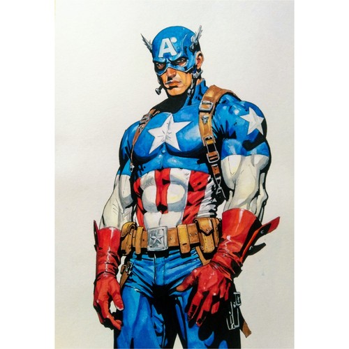 Captain america a4 comic - 🌟,
