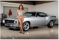 Silver 1969 Camaro Z/28