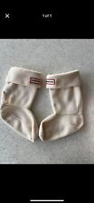 Kids Hunter welly socks 10-12 cream