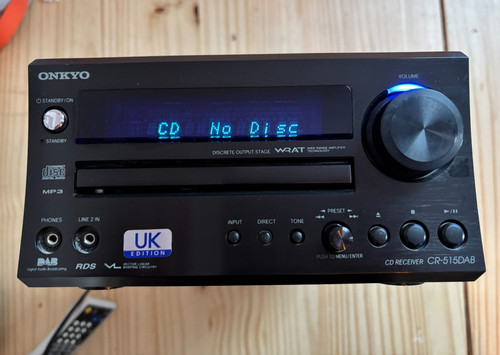 Onkyo 515dab receiver - cr-515dab, cd