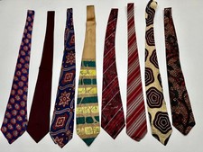 Vintage 1940s Tie Lot (8)