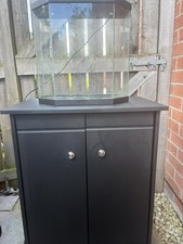 25L Fish Tank and Cabinet Set With Extras