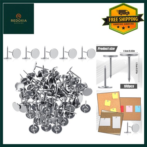 Heavy duty silver thumb - duty, tacks