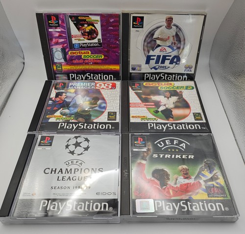 Ps1 football games bundle - bundle, x6