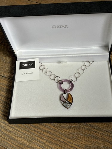 Ortak enamel necklace - ortak,