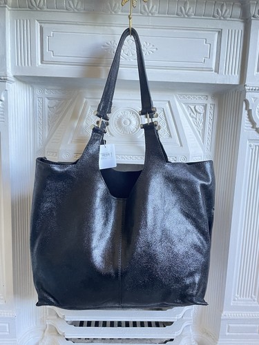 New look black suede leather - new,