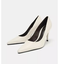 Zara Leather High Heels Shoes