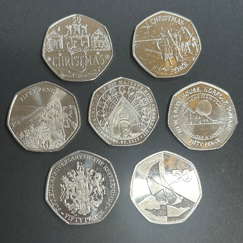 Gibraltar uncirculated 50p - uncirculated,