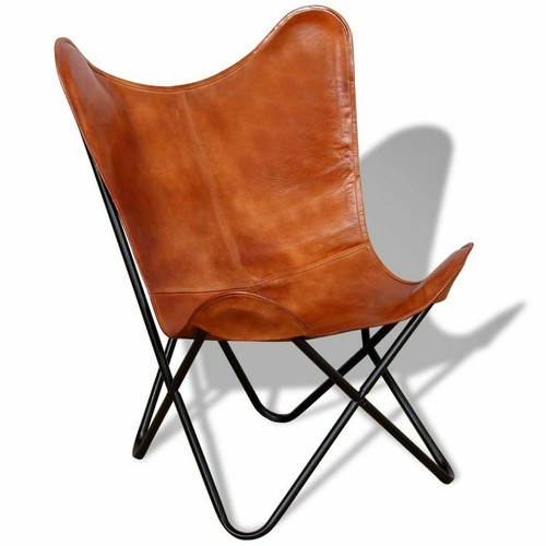 Tan genuine leather - genuine, butterfly