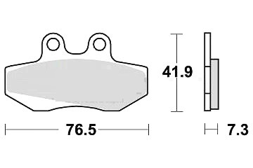 Cagiva mito brake pad 1998 - mito,