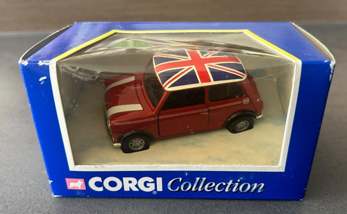 Corgi mini flame red die - flame,