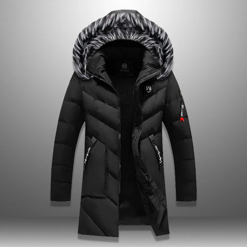 Winter parka men solid - solid, jacket
