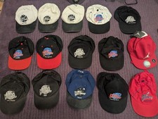 Selection Of Original Vintage 90's Planet Hollywood Baseball Caps. 