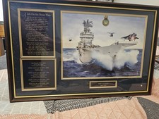 HMS ARK ROYAL Limited Edition Royal Navy Signature Edition Large Print BNIB