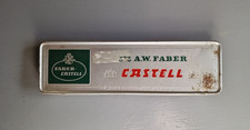 Tin of vintage unused Faber-Castell pencils