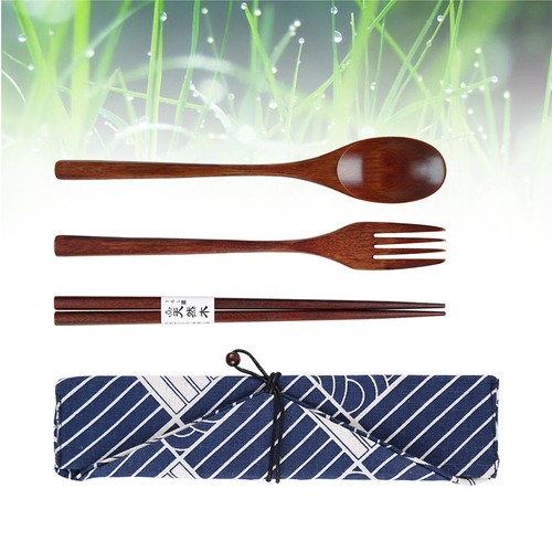 Wooden spoon three piece - wooden, suit