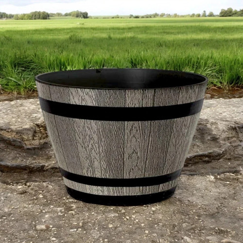Litre wooden barrel plant - 18,