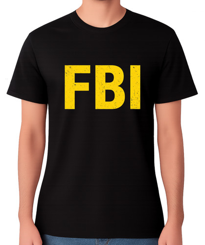 Fbi shirt bold letter - t-shirt,