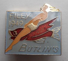 BUTLINS BADGE FILEY 1949