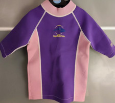 6-7 years Half Sleeve Swim Jacket Konfidence Wetsuit  PinkNeoprene Swimwear 