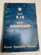 RARE JAGUAR XJ6 DAIMLER SOVEREIGN REPAIR OPERATION MANUAL E188/4